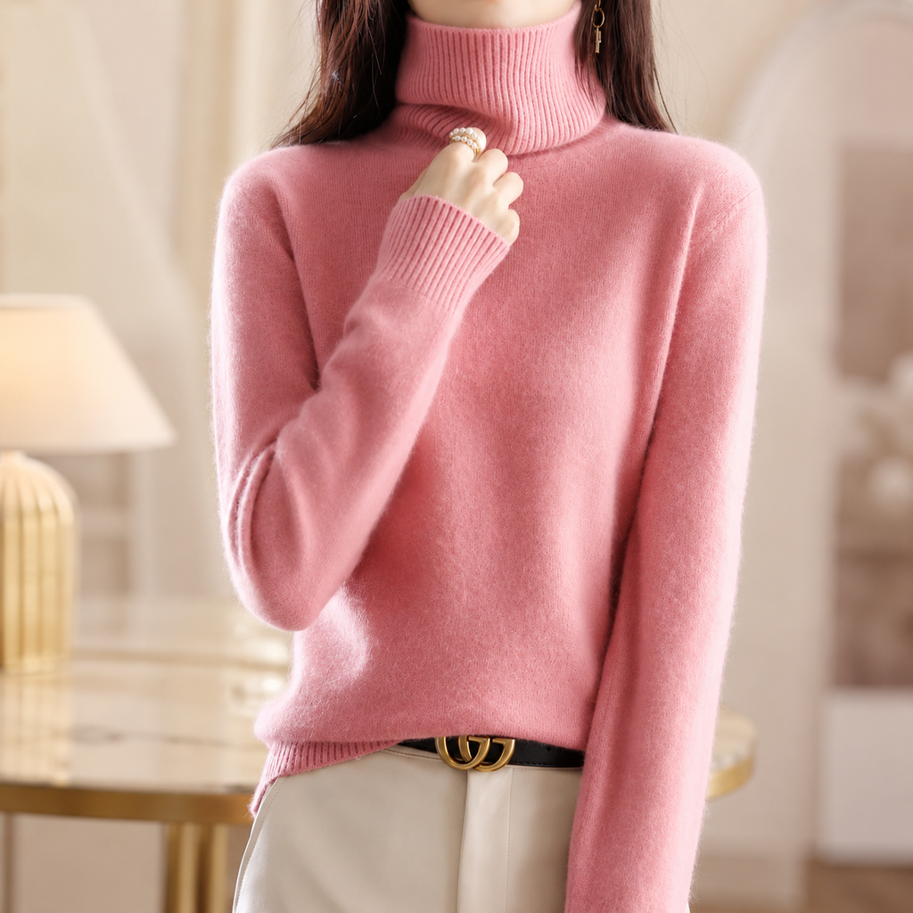 Florence Women's Turtleneck Knit Sweater