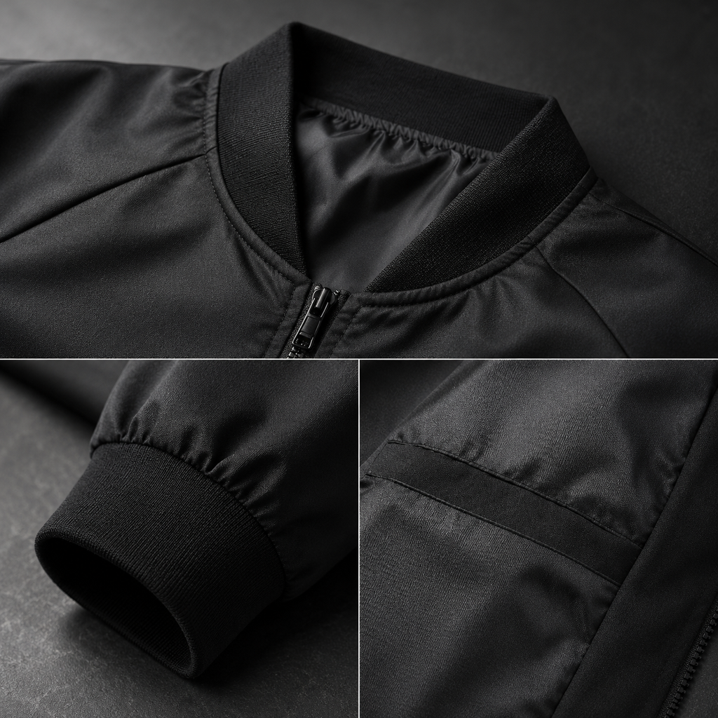 Lorenzo Men’s Lightweight Spring Bomber Jacket