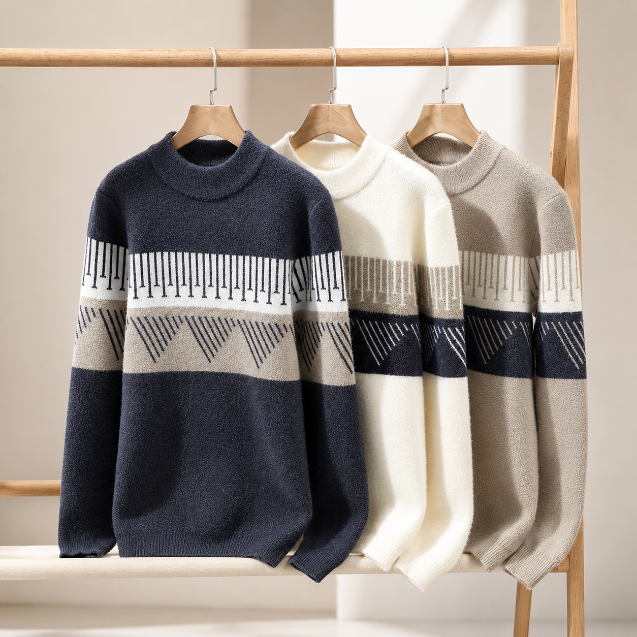 James Men’s Geometric Sweater