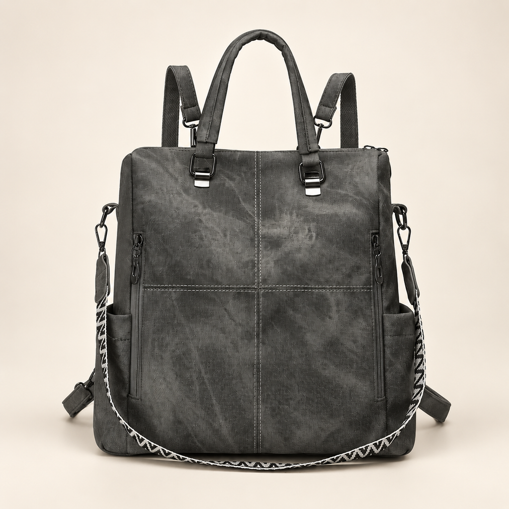 Brielle Convertible Multi-Pocket Backpack Tote
