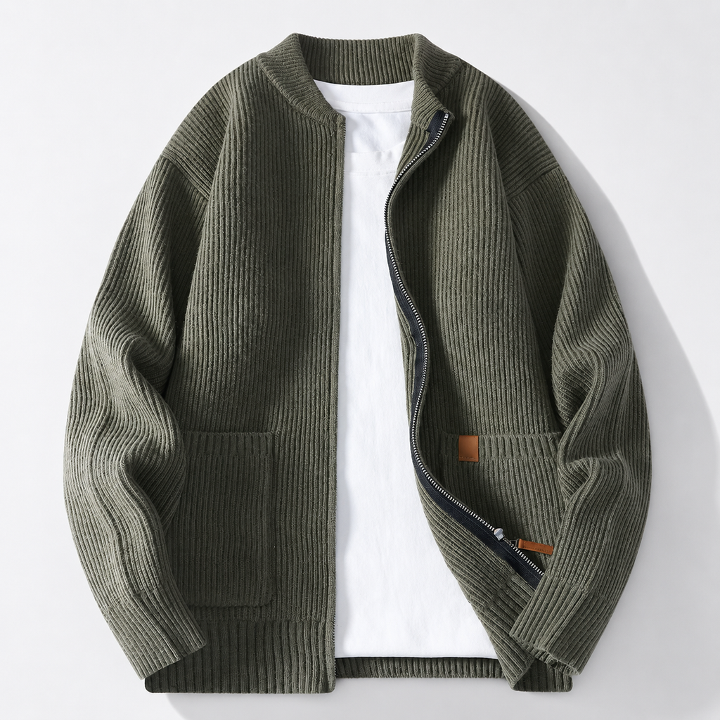 Ethan Men’s Textured Knit Jacket