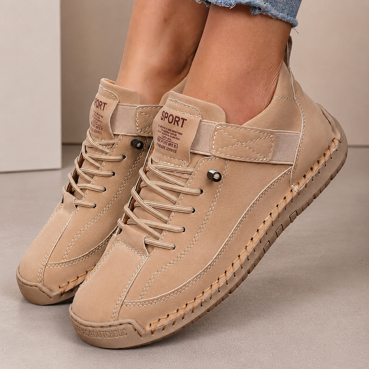 Riley Lace-Up Walking Sneakers