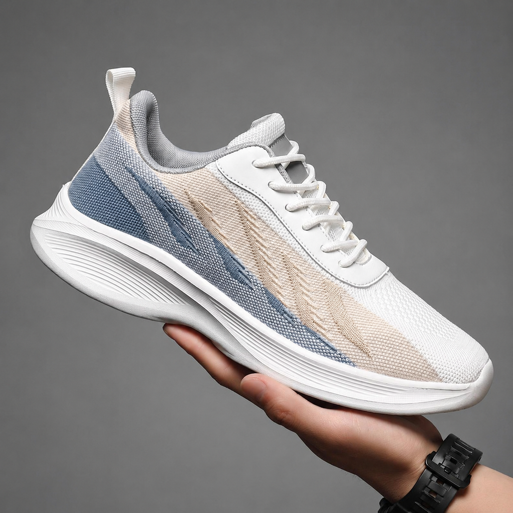 Ryan Breathable Mesh Lace-Up Sneakers