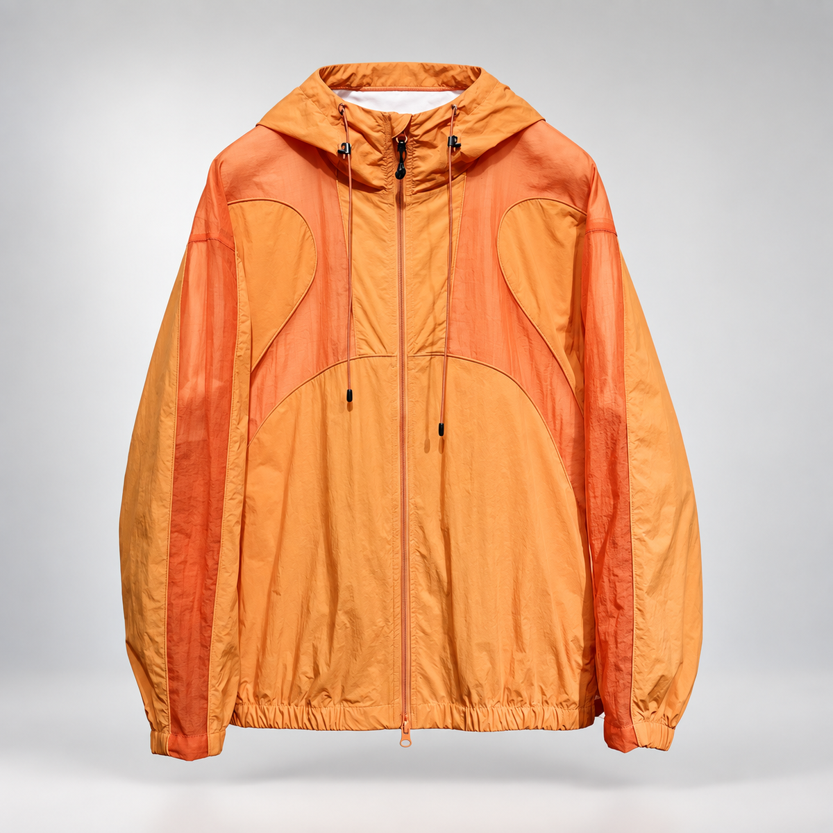 Adrian Men’s Lightweight Summer Hooded Colorblock Zip Jacket