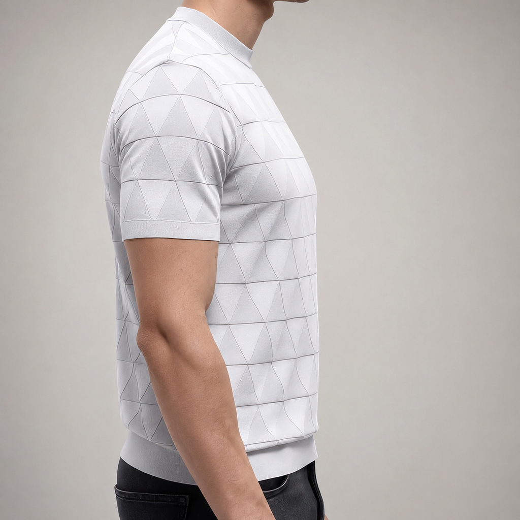 Blake Men’s Geometric Knit T-Shirt