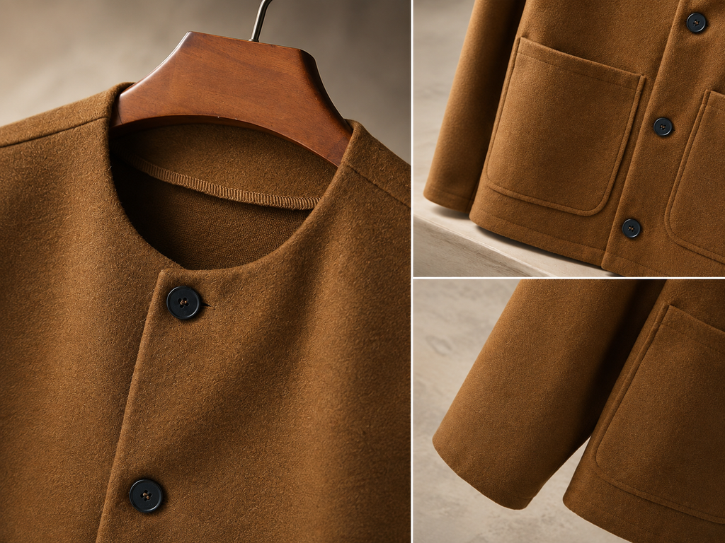 Logan Relaxed Collarless Jacket