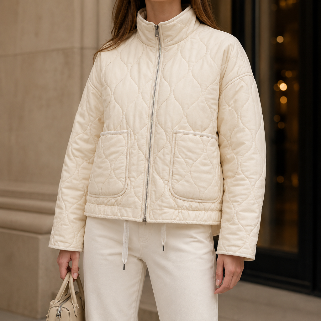 Harper Quilted Zip Jacket