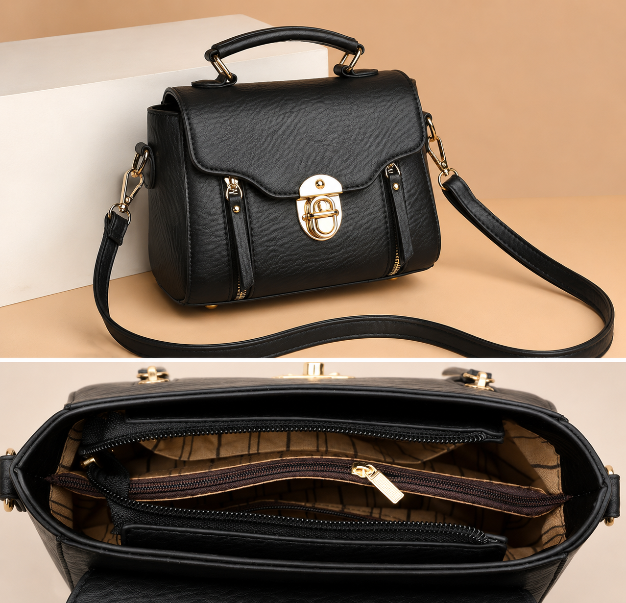 Savannah Women’s Top-Handle Handbag with Shoulder Strap