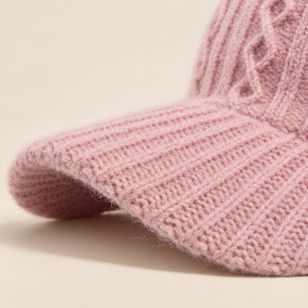 Cecilia Women’s Cable Knit Baseball Cap