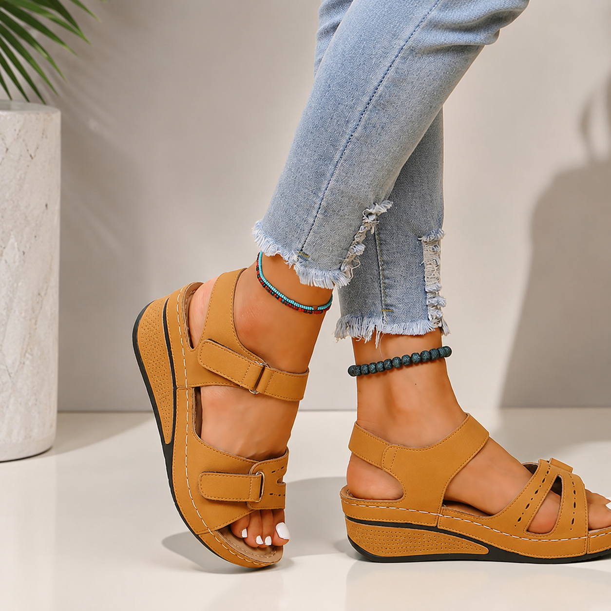 Nora Women’s Orthopedic Wedge Sandals