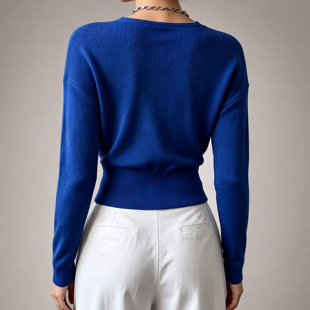 Marlow Women’s Wrap-Front V-Neck Sweater