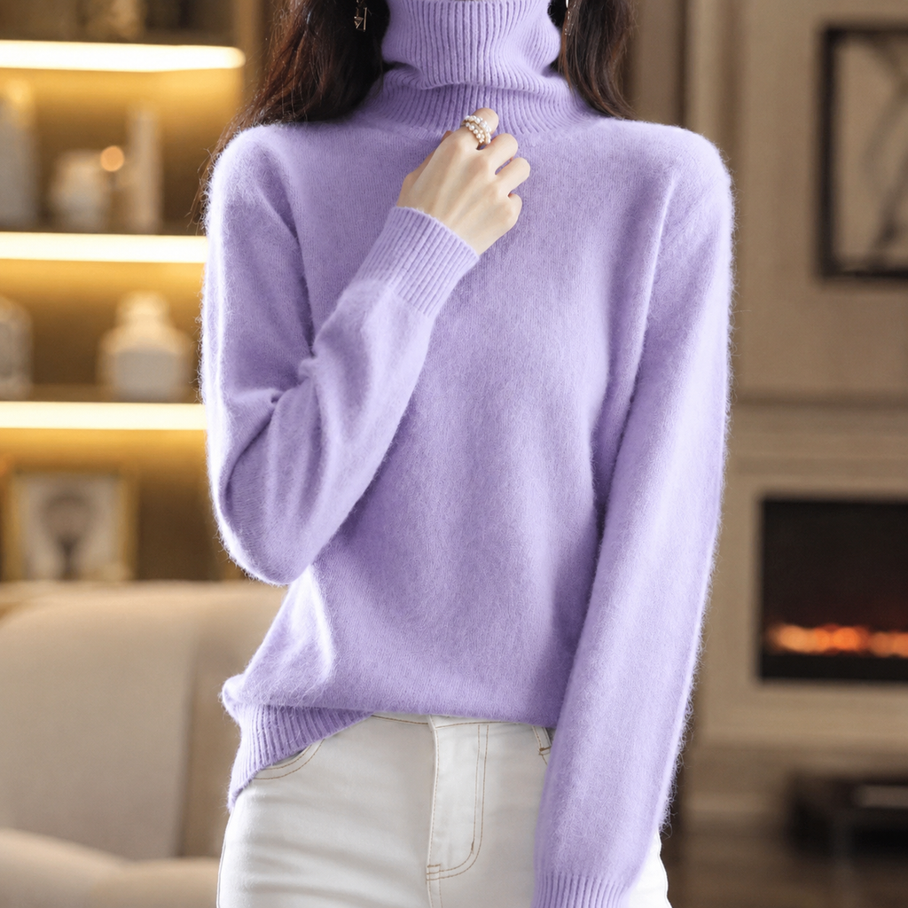 Florence Women's Turtleneck Knit Sweater