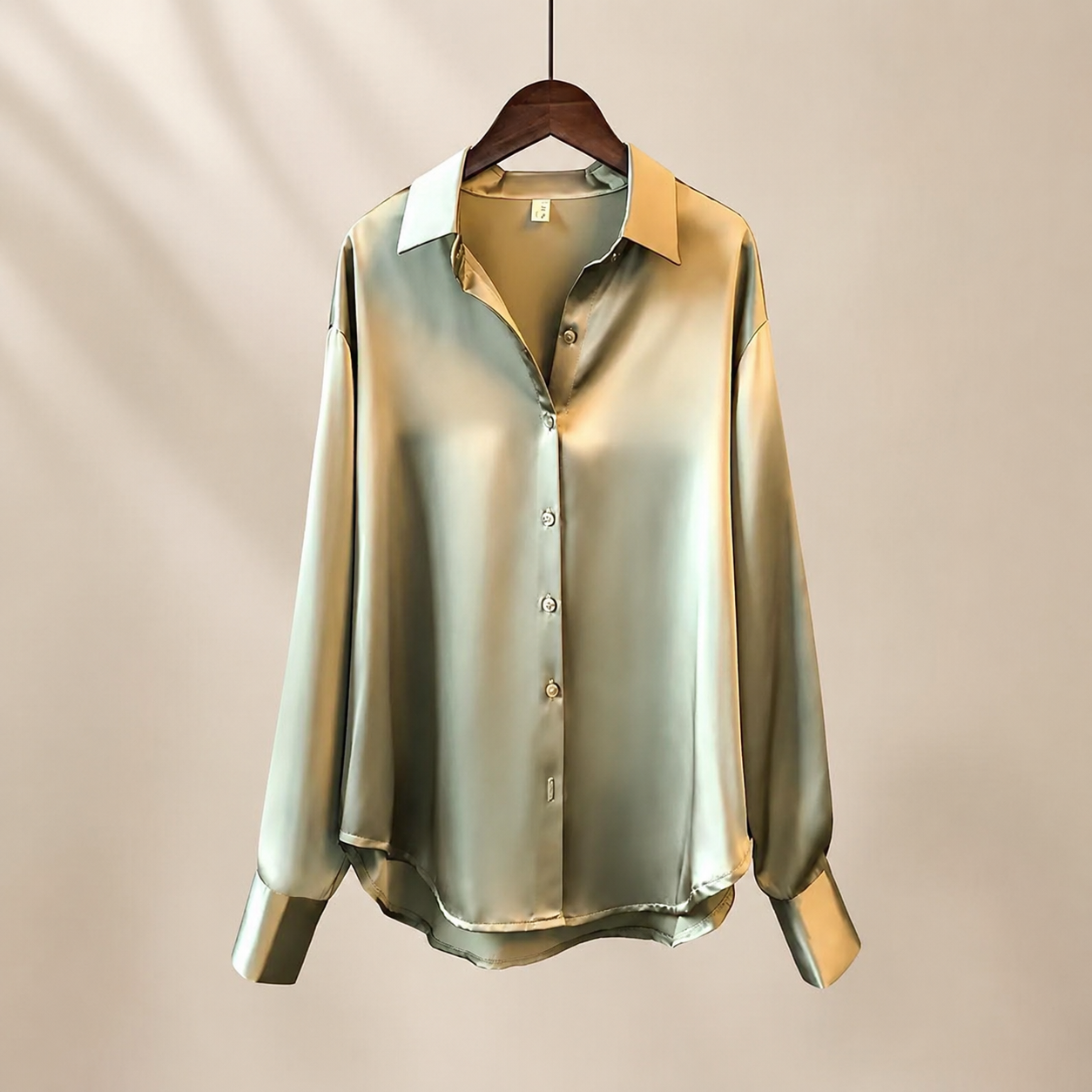 Hailey Women’s Satin-Finish Shirt