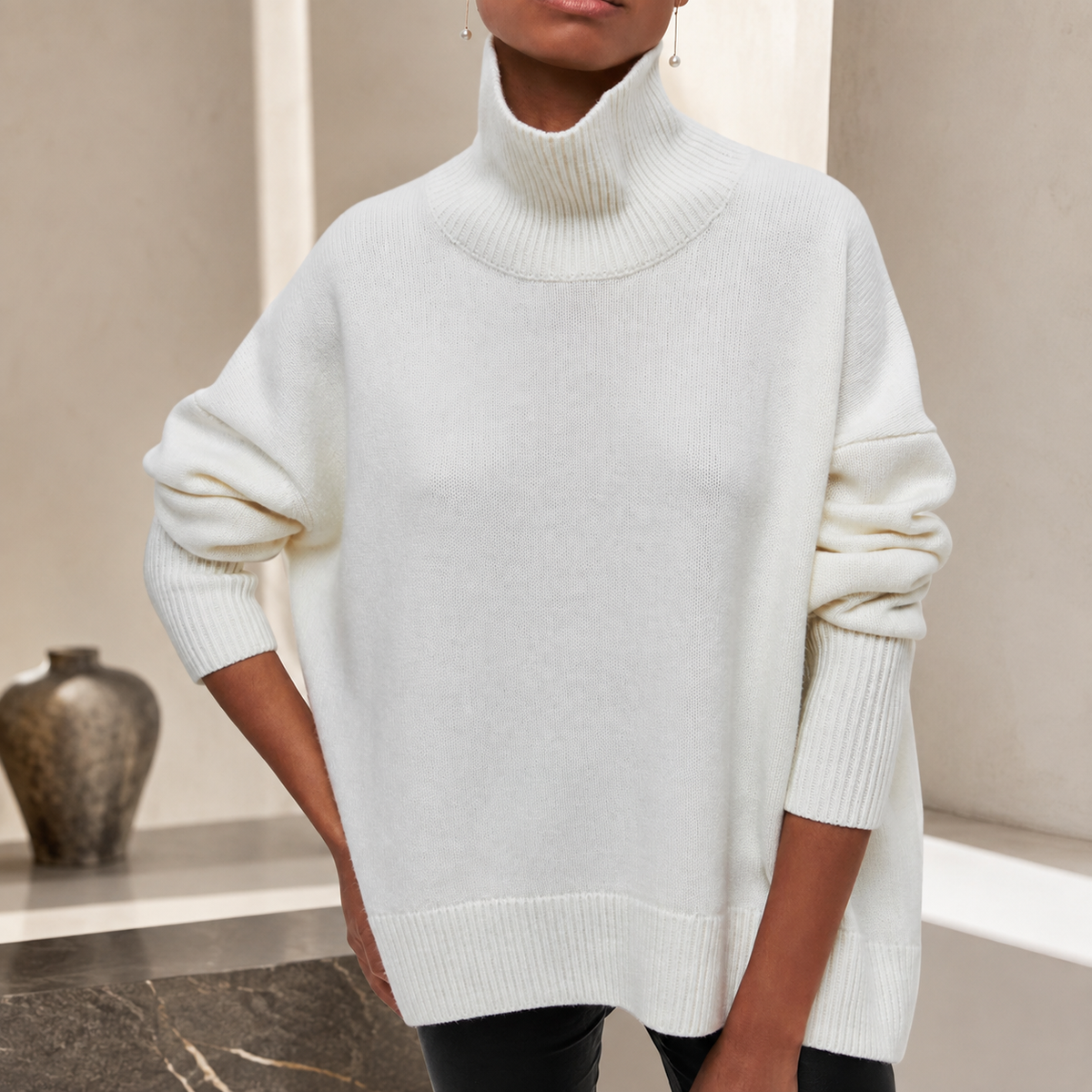 Madison’s Oversized Turtleneck Sweater