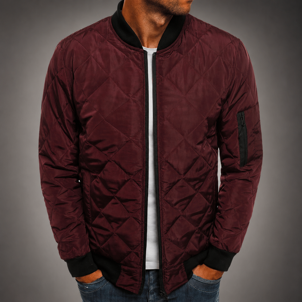 Nathan Men’s Diamond-Quilted Insulated Jacket