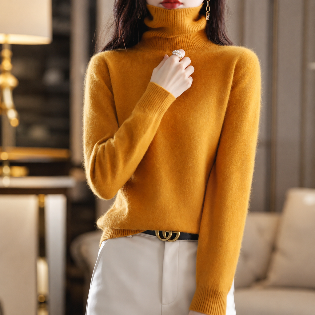 Florence Women's Turtleneck Knit Sweater