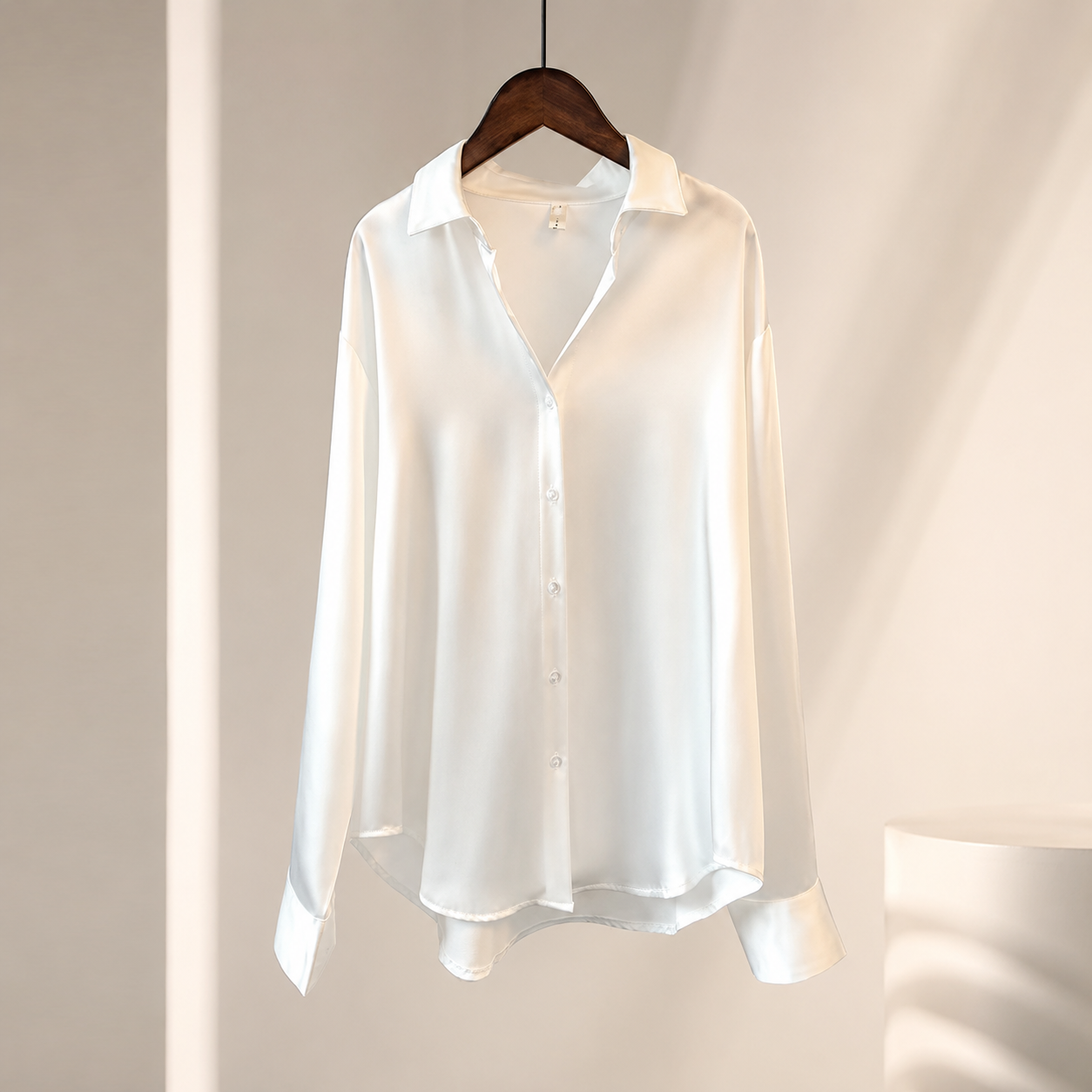 Hailey Women’s Satin-Finish Shirt