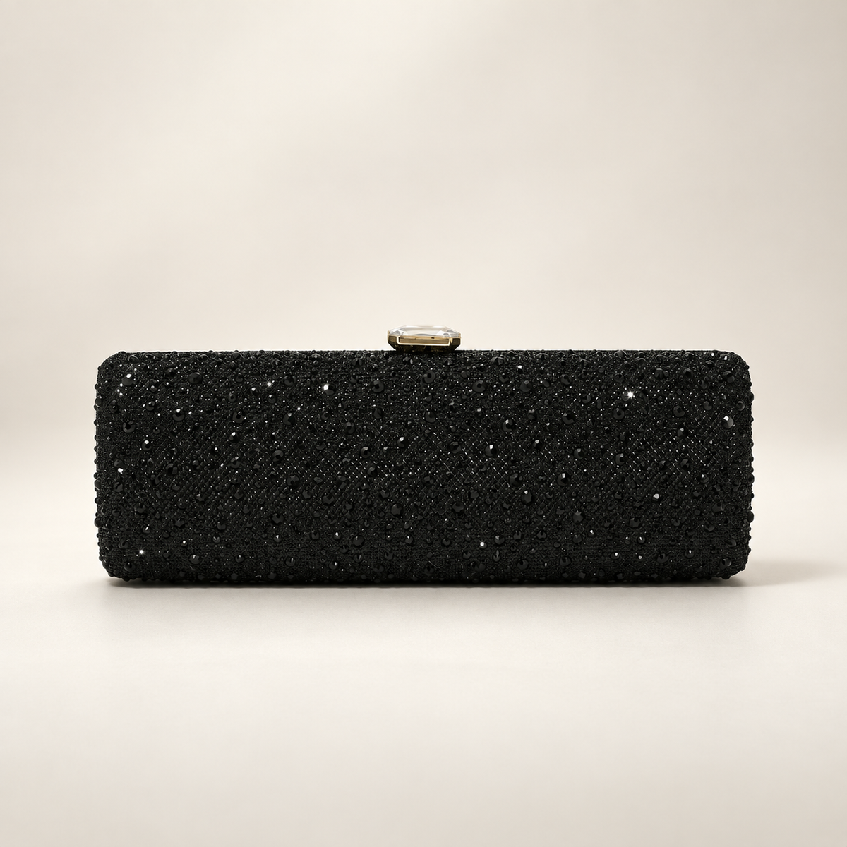 Amélie Crystal Evening Clutch with Jewel Top Clasp