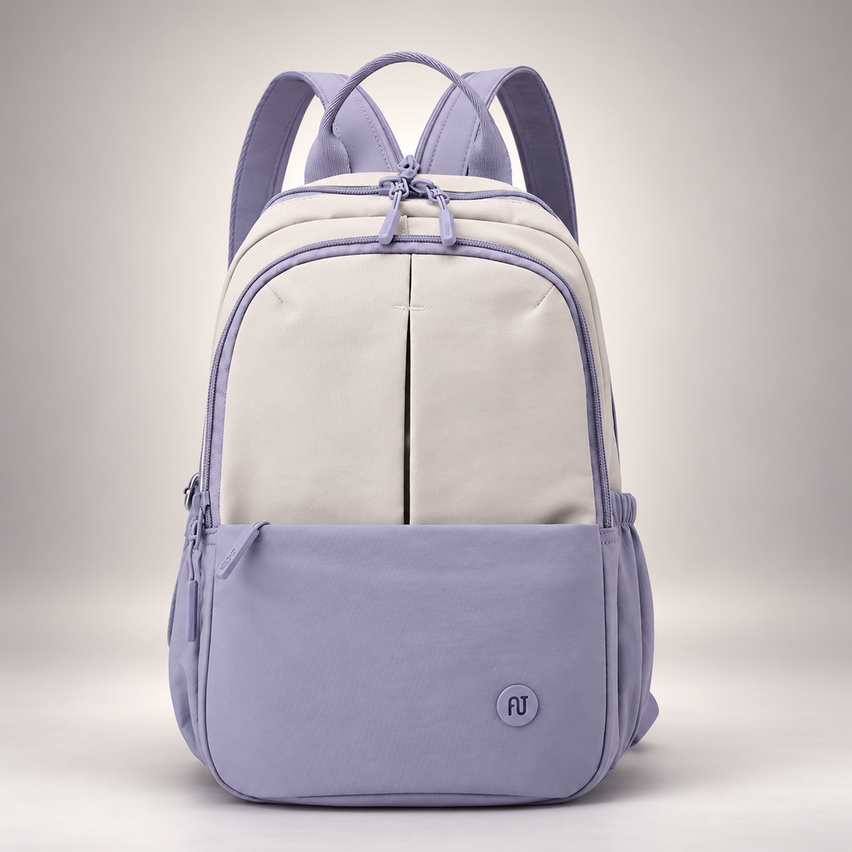 Serafina Two-Tone Everyday Backpack with Front Pocket
