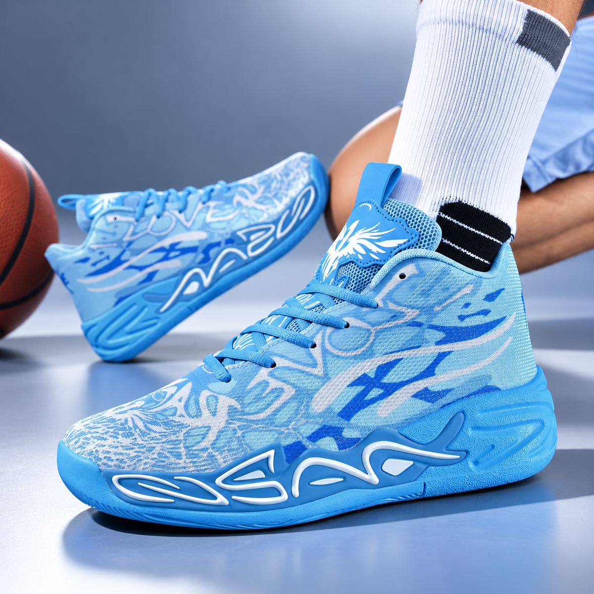 Rowan Performance High-Top Basketball Sneakers