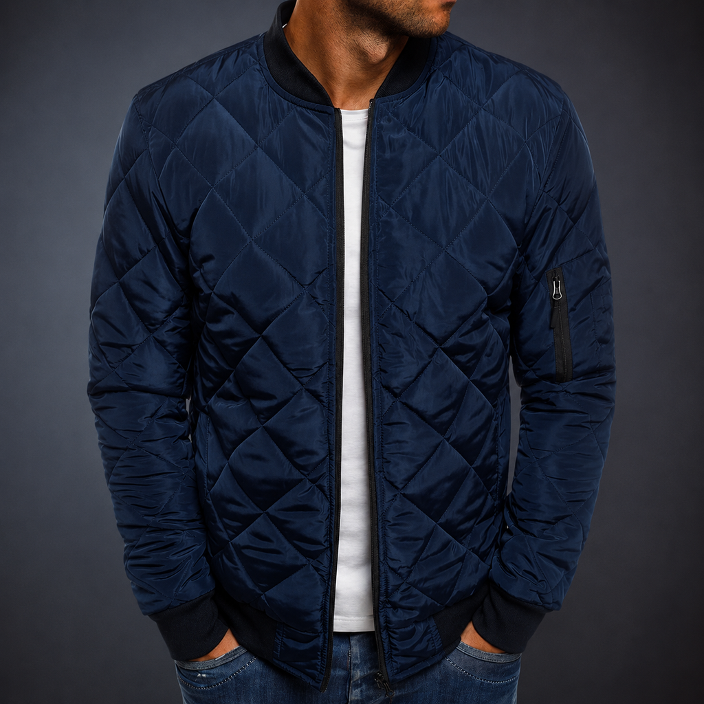 Nathan Men’s Diamond-Quilted Insulated Jacket