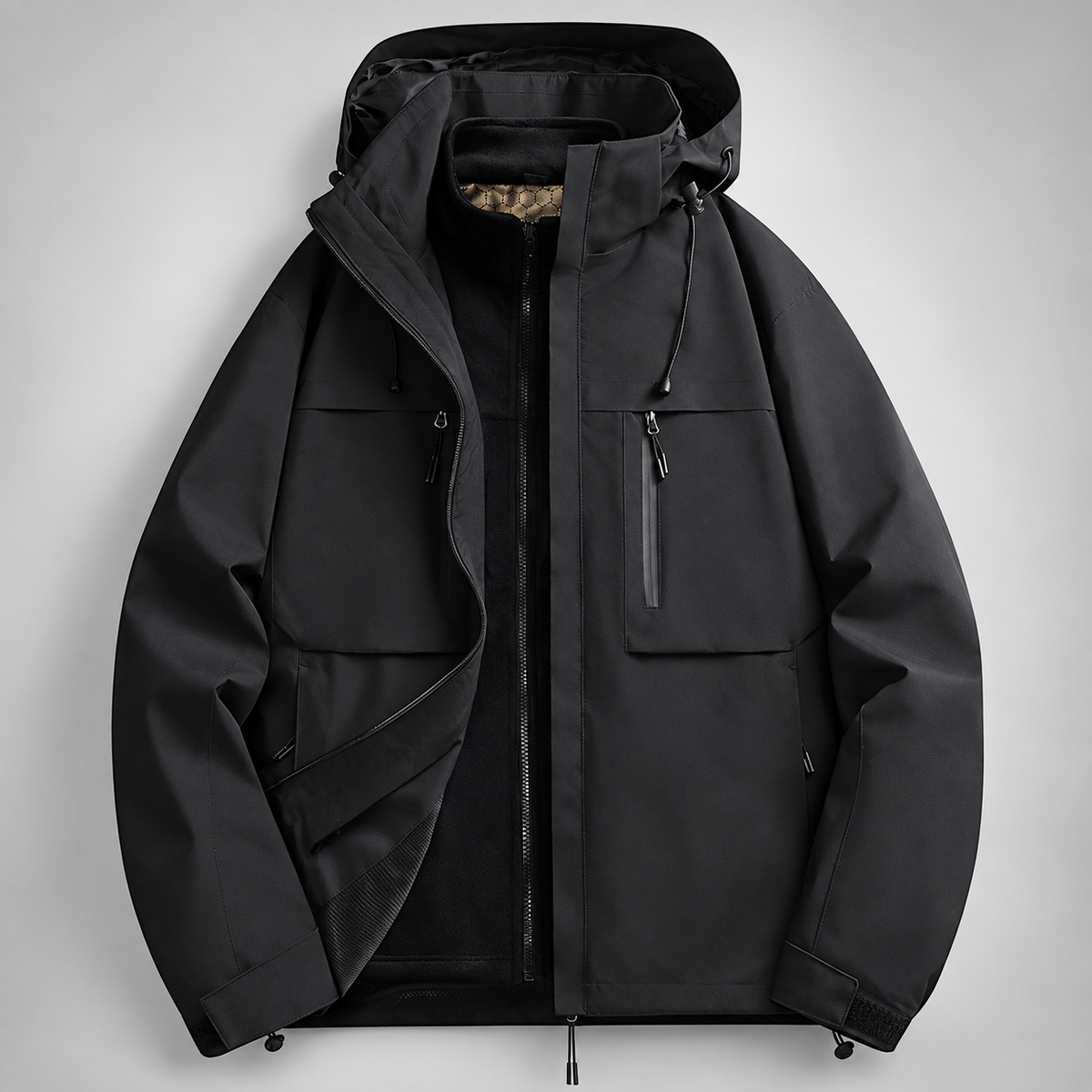 Adrian Men’s Colorblock Hooded Jacket