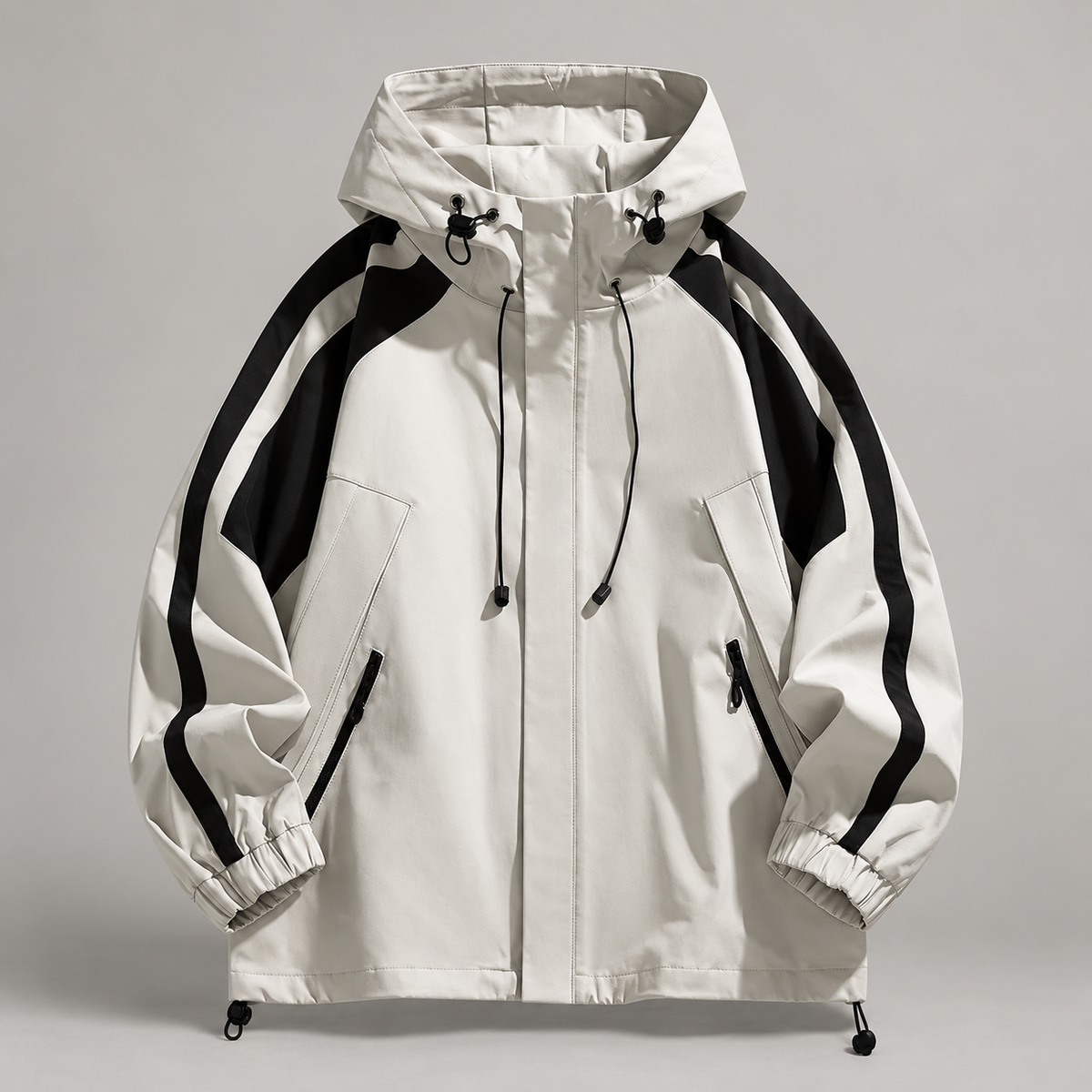 Cedric Men’s Color-Block Hooded Track Jacket