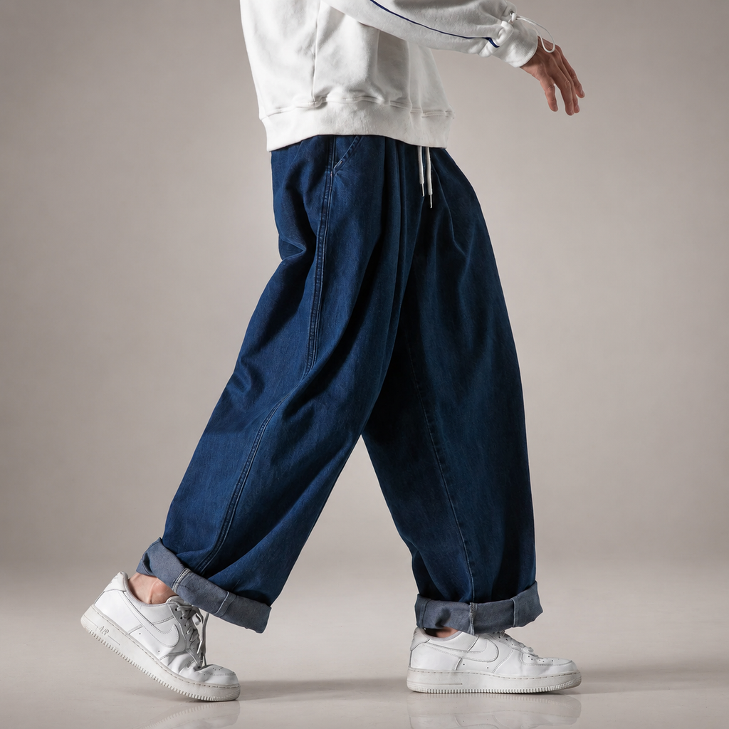 Matteo Men’s Wide-Leg Drawstring Pants