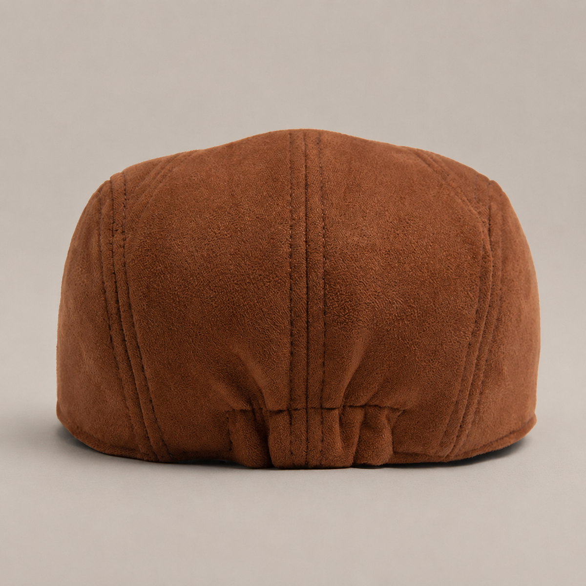 Silvio Men’s Suede-Look Paneled Flat Cap