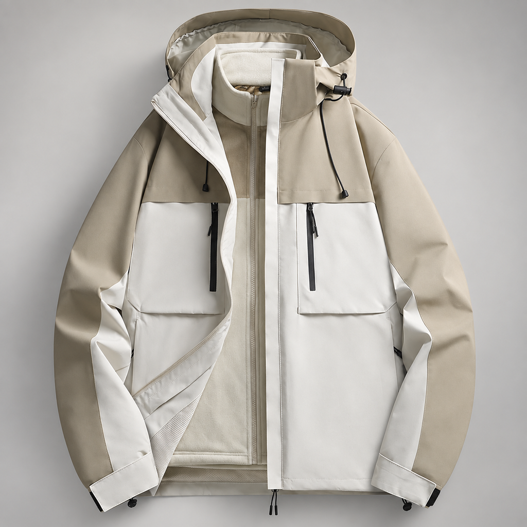 Adrian Men’s Colorblock Hooded Jacket