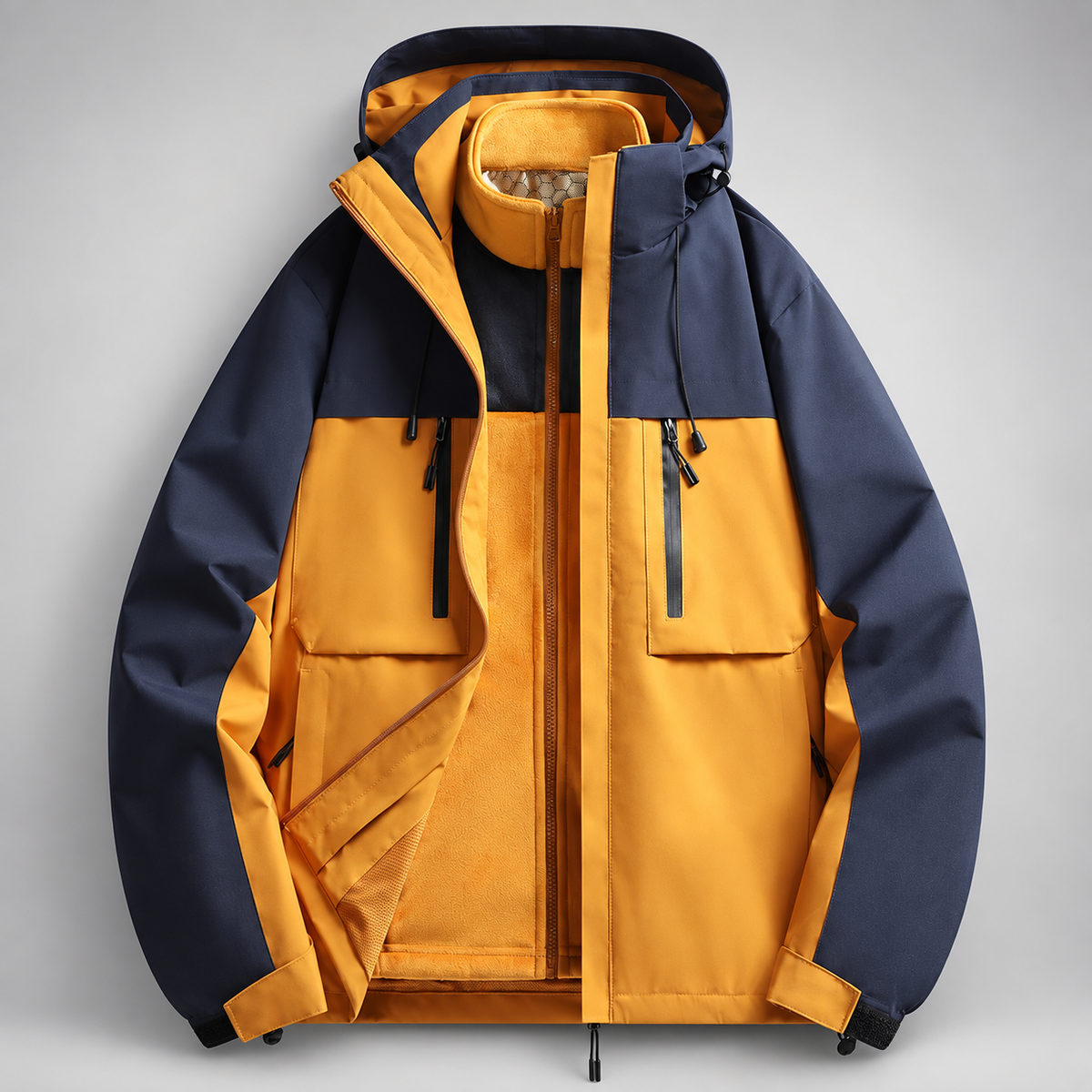 Adrian Men’s Colorblock Hooded Jacket