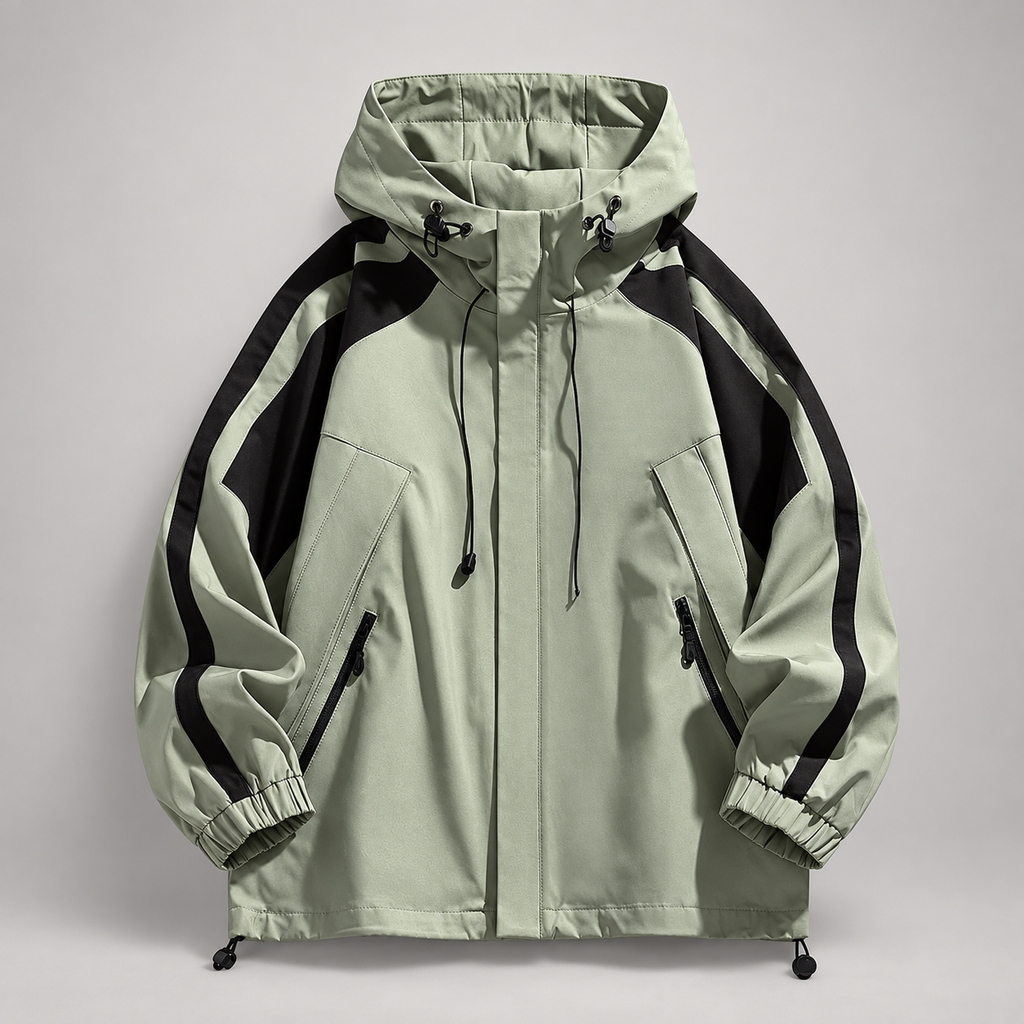 Cedric Men’s Color-Block Hooded Track Jacket