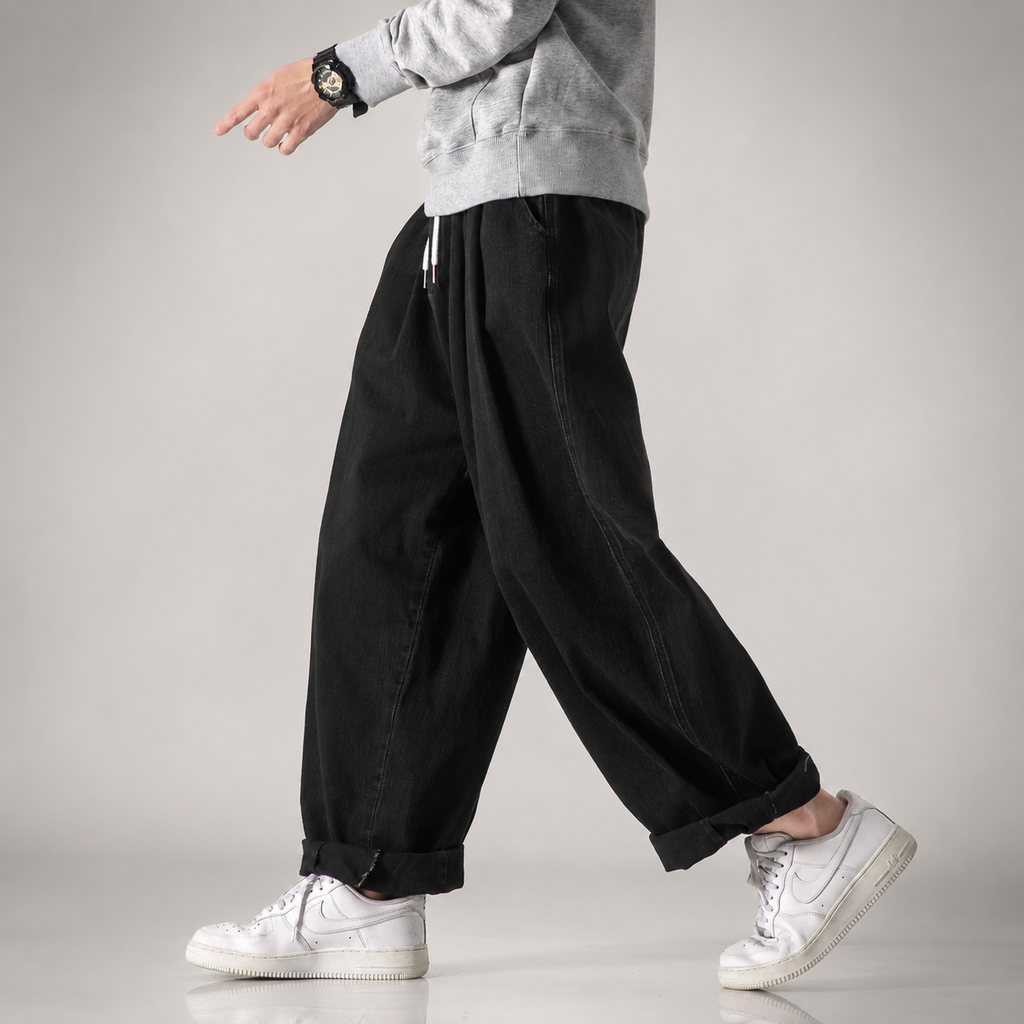 Matteo Men’s Wide-Leg Drawstring Pants