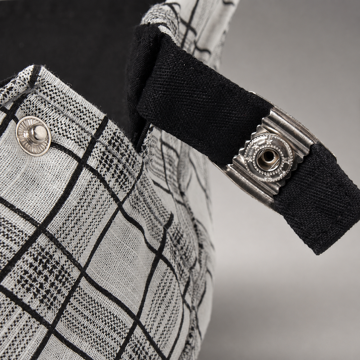 Percival Plaid Flat Cap with Adjustable Side Buckle
