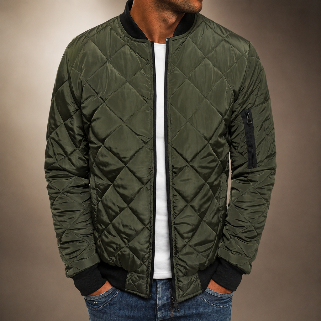 Nathan Men’s Diamond-Quilted Insulated Jacket
