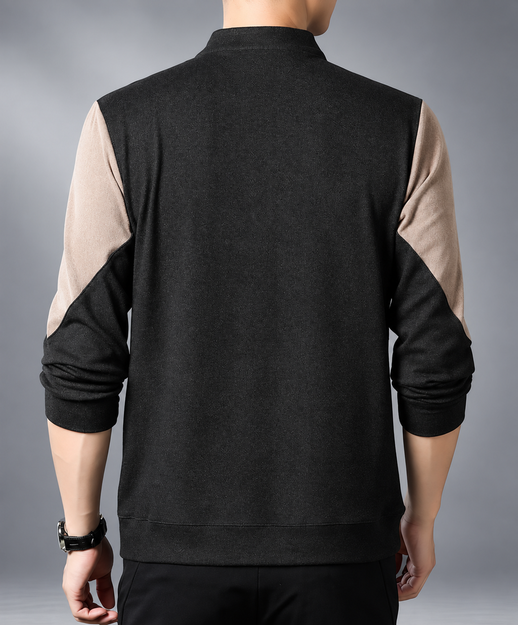Adrian Men’s Textured Quarter-Zip Pullover