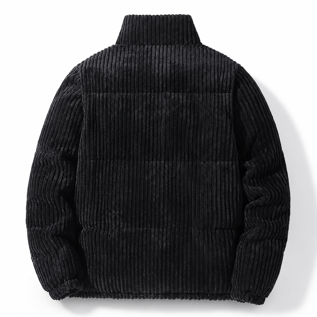 Alaric Zip-Up Corduroy Fleece Jacket