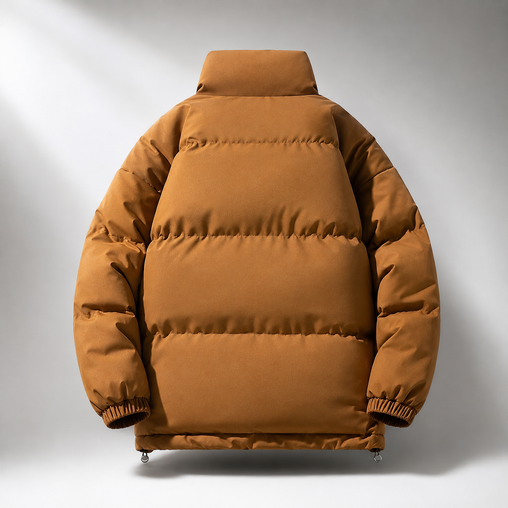 Aldric Men's Quilted Puffer Jacket – Lightweight Padded Winter Zip-Up Coat
