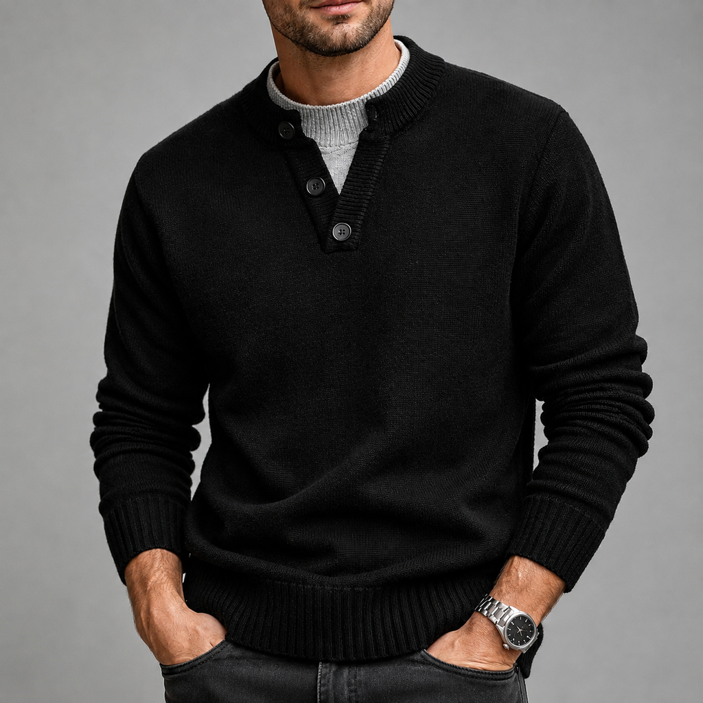 Alessandro Relaxed V-Neck Knit Pullover