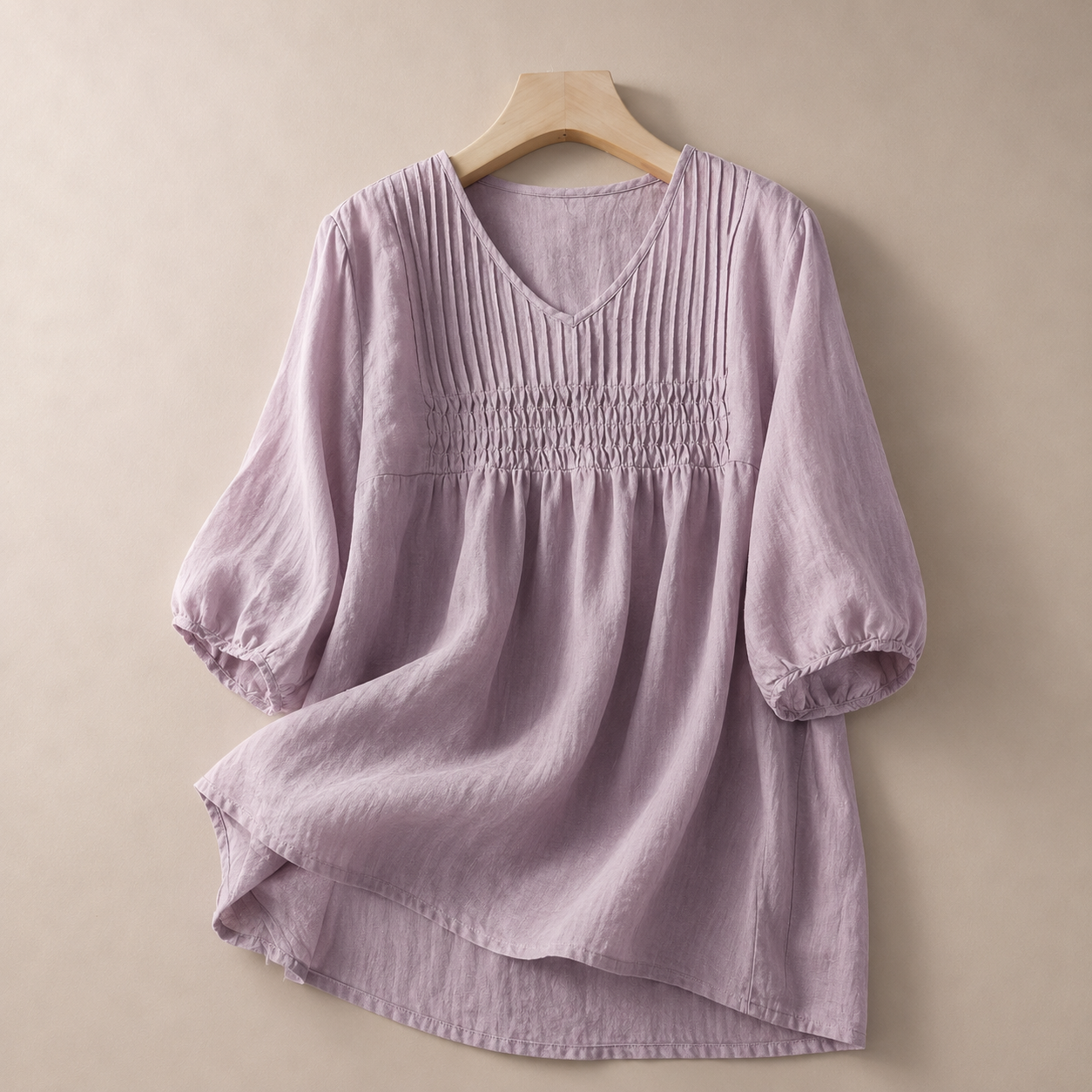 Alessia Women’s Linen Blend Shirt – Lightweight Blouse