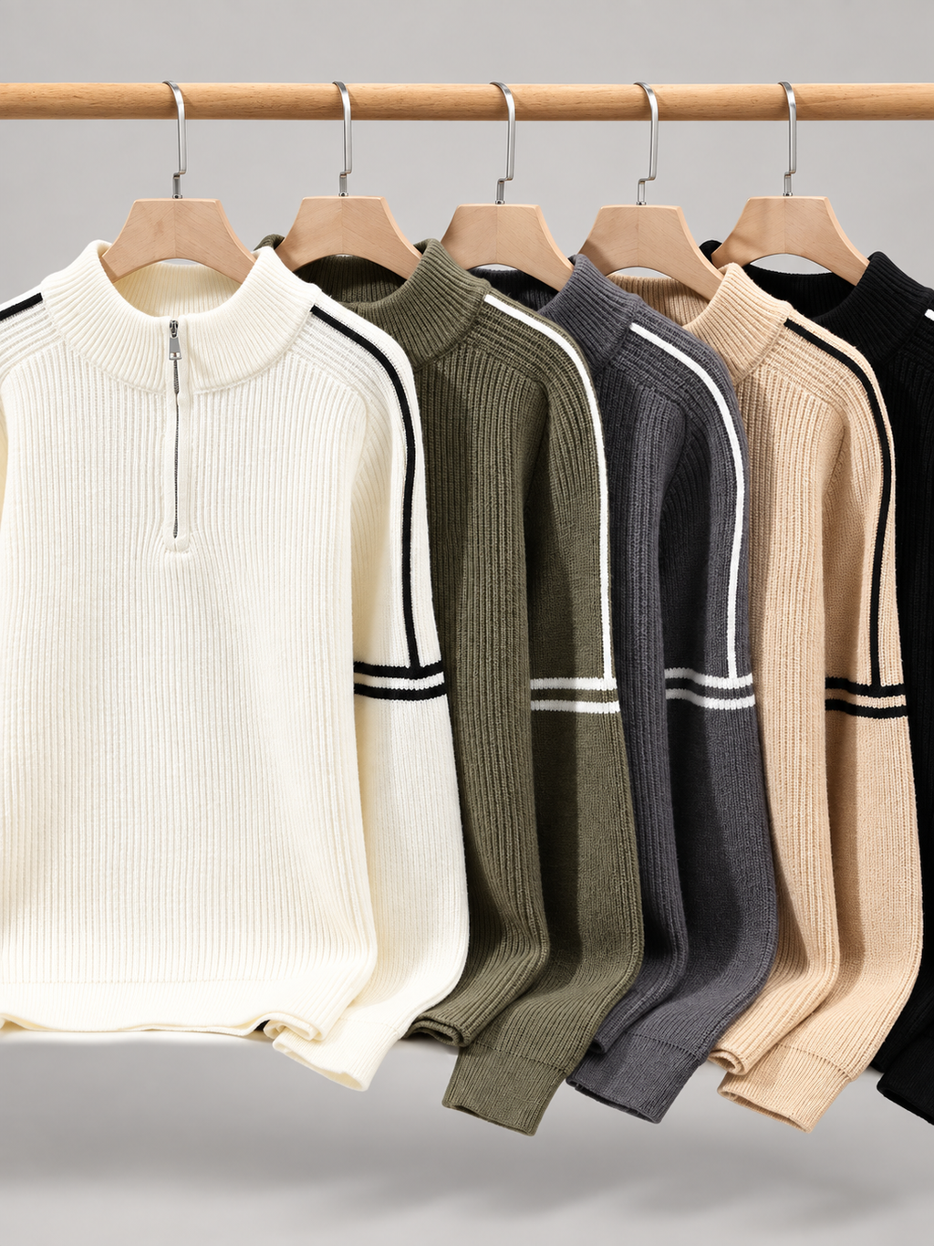 Ambrose Men’s Striped Knit Cardigan
