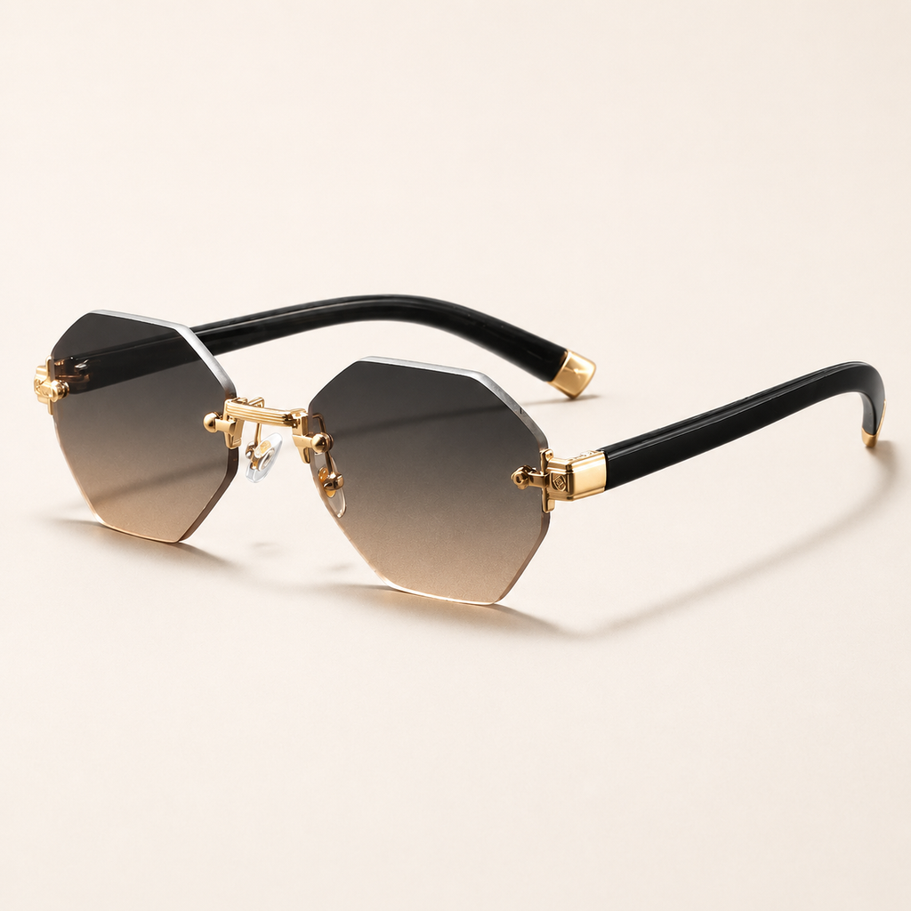 Amelie Rimless Gradient Sunglasses
