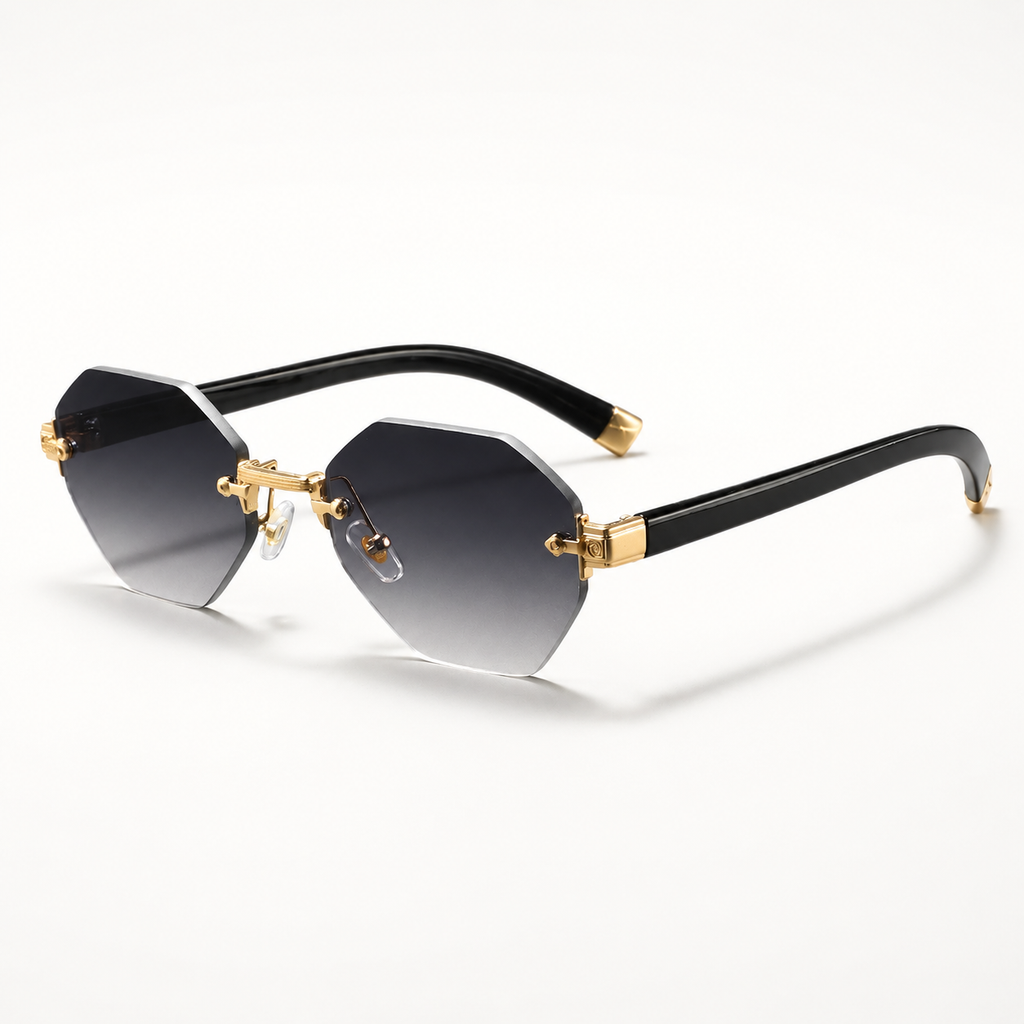 Amelie Rimless Gradient Sunglasses