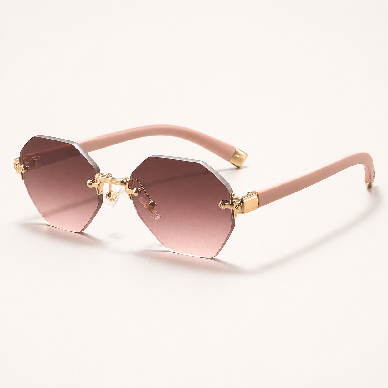 Amelie Rimless Gradient Sunglasses