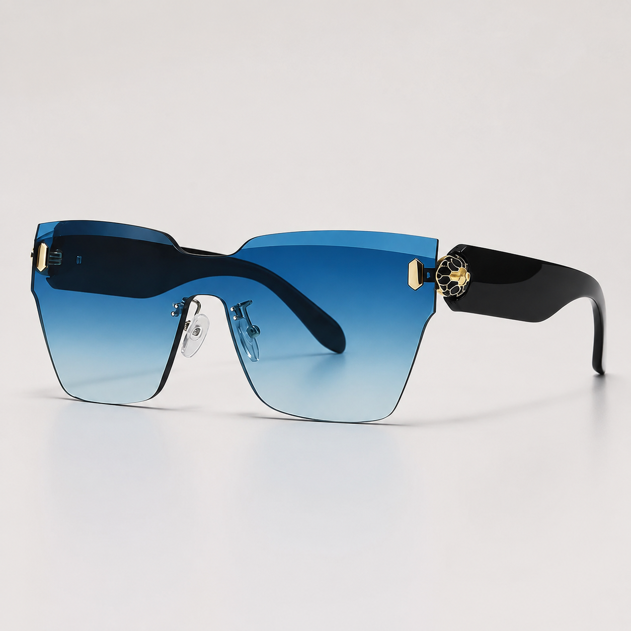 Anne Marie Gradient-Lens Geometric Sunglasses