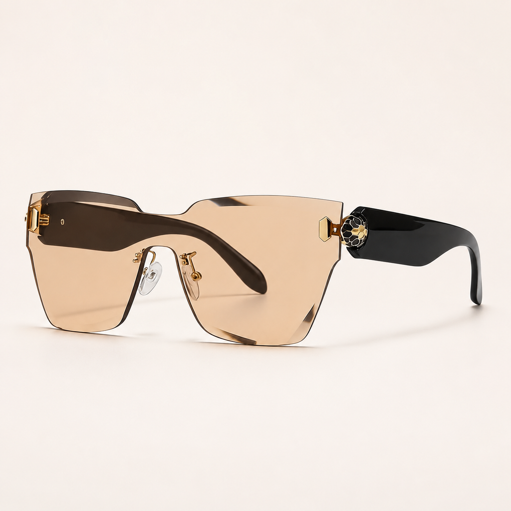 Anne Marie Gradient-Lens Geometric Sunglasses