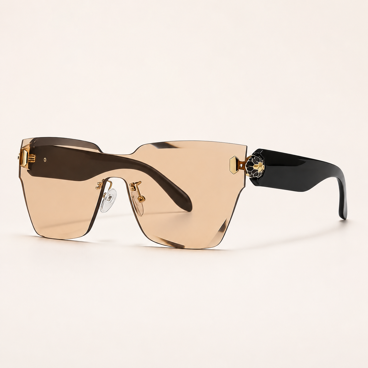 Anne Marie Gradient-Lens Geometric Sunglasses