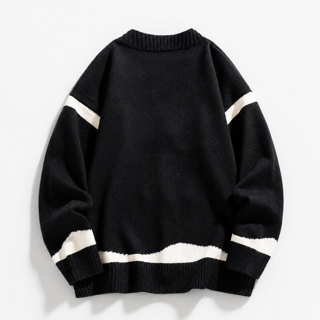 Aoky Men’s Wool-Blend V-Neck Sweater