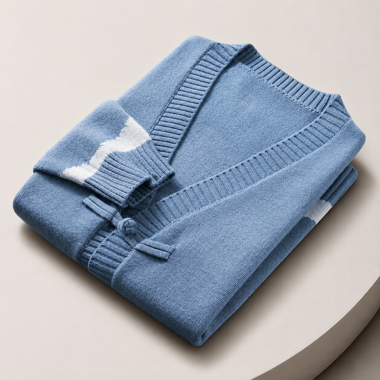 Aoky Men’s Wool-Blend V-Neck Sweater