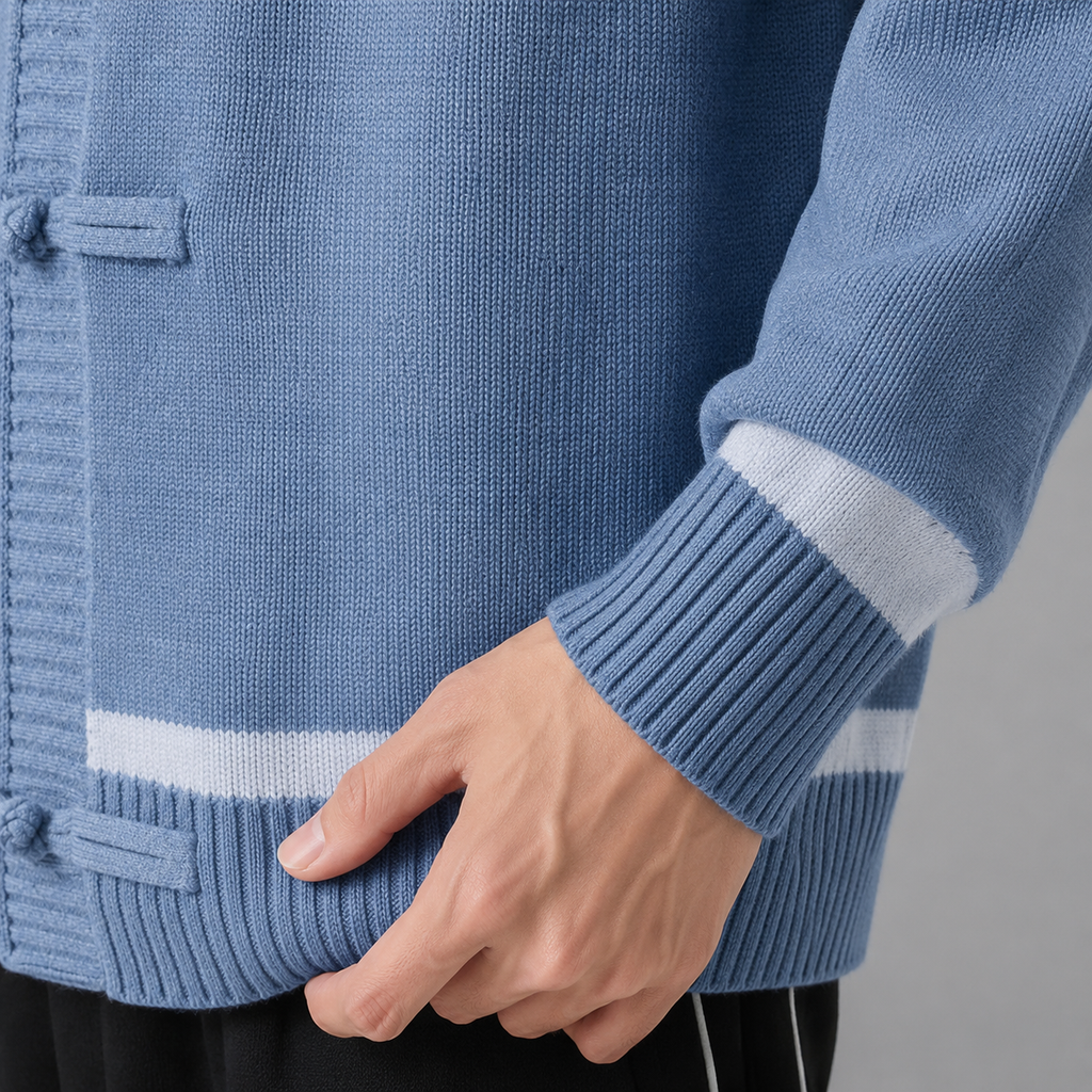 Aoky Men’s Wool-Blend V-Neck Sweater